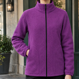 Evelina-Skye Fleece Jacket - Deep Purple