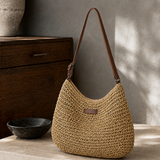 Ferrara Woven Shoulder Bag - Khaki