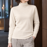 Cassidy Turtleneck Sweater - Beige