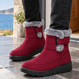 Veralli Quilted Winter Boots - Red
