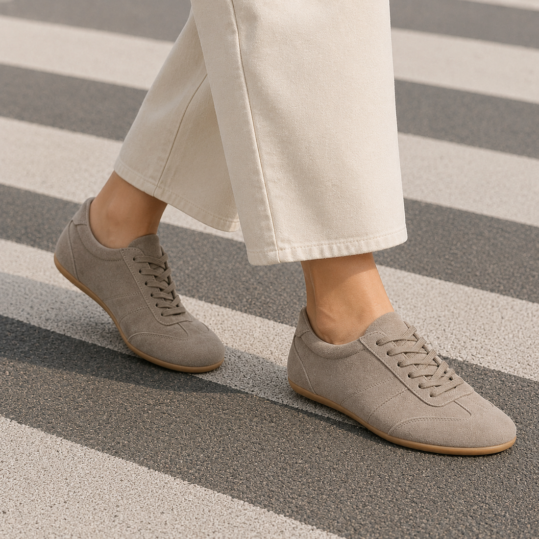 Cagliari Low Profile Sneakers - Khaki
