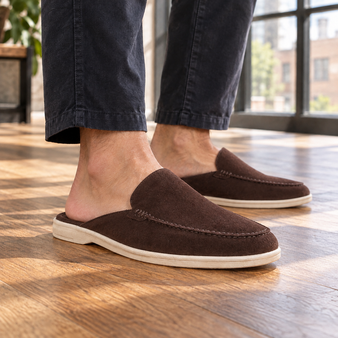 Cordoni Backless Loafers - Brown