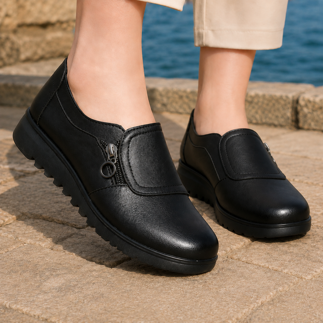 Taddei Orthopedic Shoes - Black