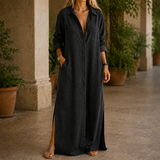 Agnes Relaxed Maxi Dress - Black