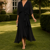 Petra High Low Dress - Black
