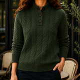 Nerissa-Claire Cashmere Sweater - Olive