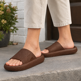 Bartoli Cushioned Slides - Brown