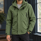 Jules Hooded Jacket - Military Green
