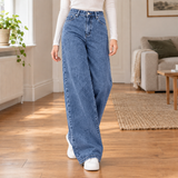 Charlotte Wide Leg Jeans - Vintage Blue