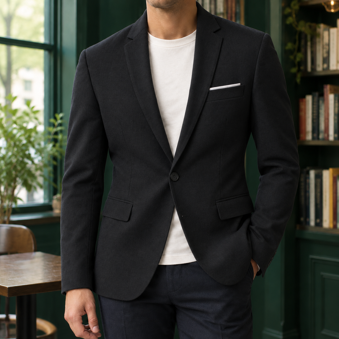 Leopold Tailored Blazer - Black