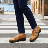 Montero Double Monk Shoes - Yellow