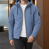 Harvey Hooded Jacket - Blue