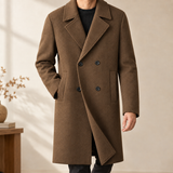 Arnaud Double-Breasted Overcoat - Camel