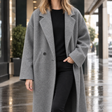 Daphne-Eve Oversized Coat - Gray