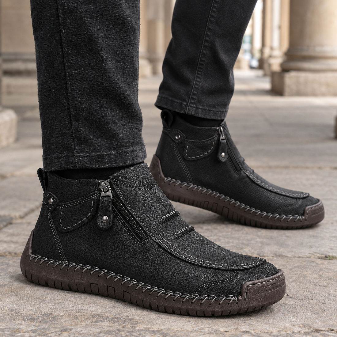 Asti Orthopedic Boots - Black