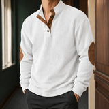 Elias-Ellis Corduroy Sweater - White