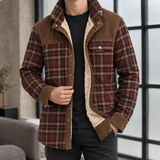 Martin Plaid Jacket - Brown