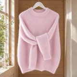 Tabitha-Jade Brushed Sweater - Sakura Pink