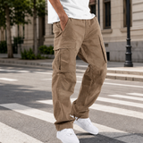 Percival Relaxed Cargo Pants - Brown