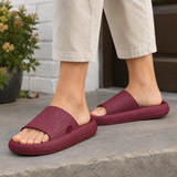 Bartoli Cushioned Slides - Cherry