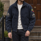 Kai Aviator Jacket - Dark Blue