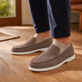 Doria Suede Loafers - Coffee Brown