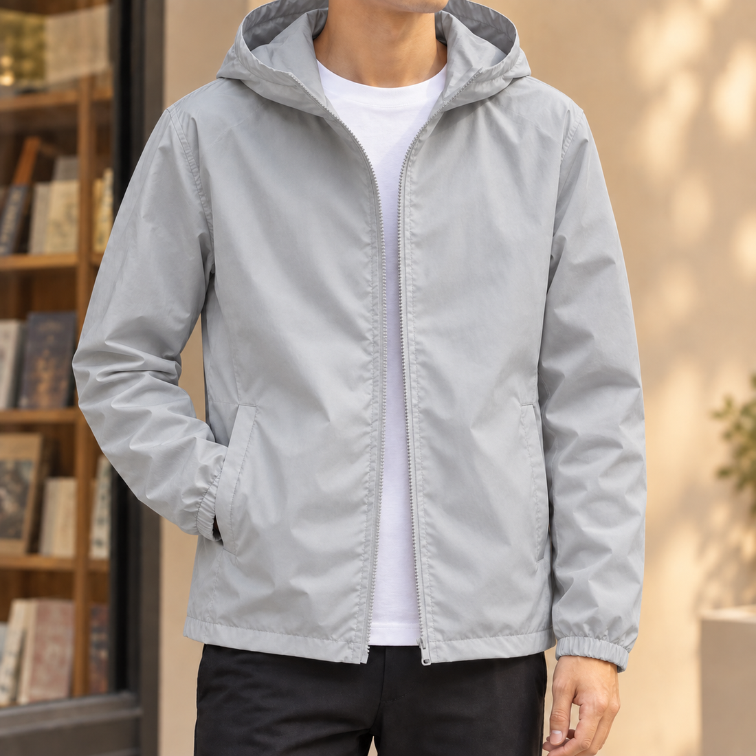 Aurelien Hooded Jacket - Gray