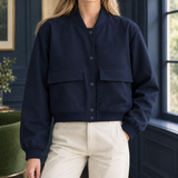 Katrina-Lane Utility Jacket - Dark Blue