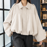 Natalie Suede Jacket - Cream