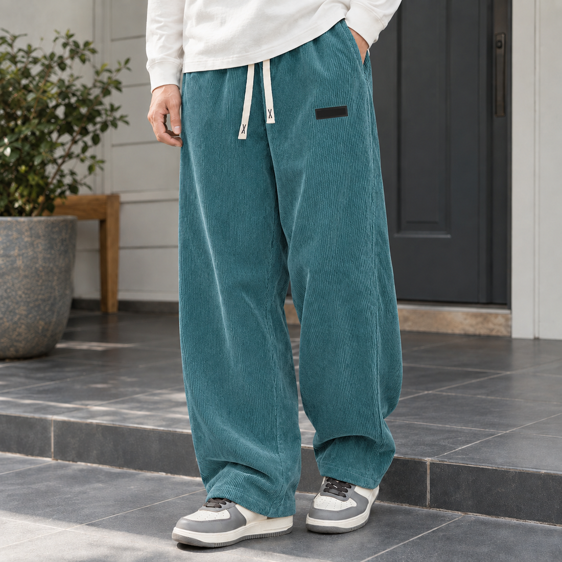 Jonah Relaxed Pants - Lake Blue