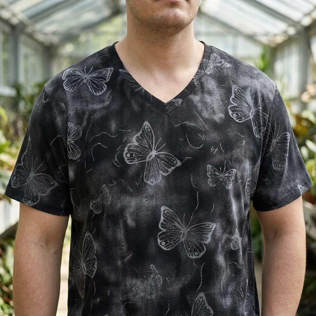 Austin V-Neck T-Shirt - Lead Product Detail