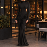 Ambrosine Cutout Maxi Dress - Black