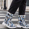 Blue White Camouflage
