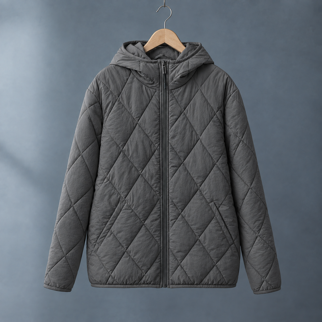 Owen-Reid Quilted Jacket - Gray