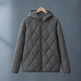 Owen-Reid Quilted Jacket - Gray