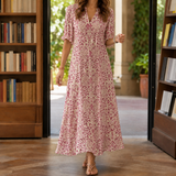Darcy-Mae Printed Maxi Dress - Pink