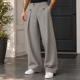 Lothaire-Rhys Wide Leg Pants - Gray