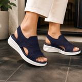 Sarti Platform Sandals - Navy Blue