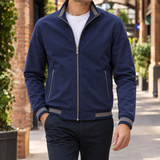 Maximilian Zip Jacket - Thin Blue