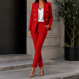 Celeste Tailored Set - Red