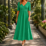 Alba Wrap Dress - Green
