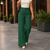 Annabelle Wide-Leg Pants - Green