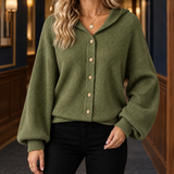 Aiglon-Skye Hooded Cardigan - Olive Green