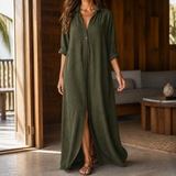 Willa Relaxed Maxi Dress - Green