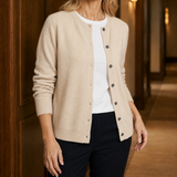 Annabel-Jane Crew Neck Sweater - Beige
