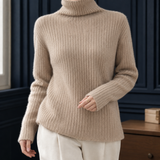 Annabel-Claire Turtleneck Sweater - Camel