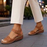 Amalfi Orthopedic Sandals - Brown