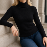 Bronwen Ribbed Sweater - Black