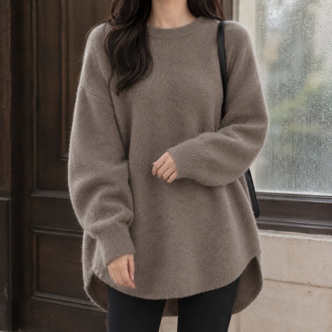 Stephanie-Faye Cashmere Sweater - Brown