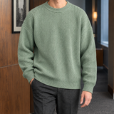Dominic Ribbed Sweater - Green